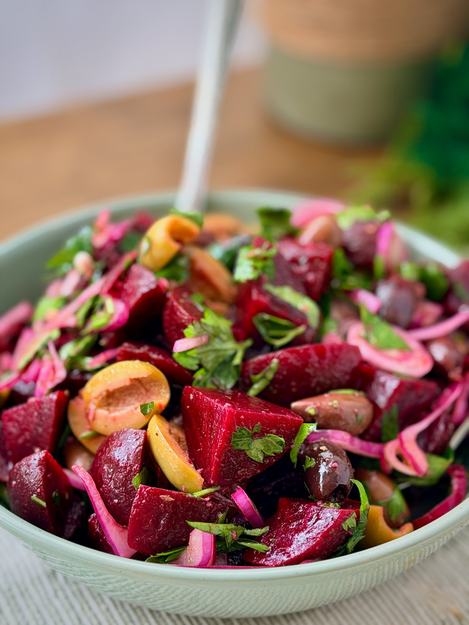 Mediterranean Beetroot & Olive Salad