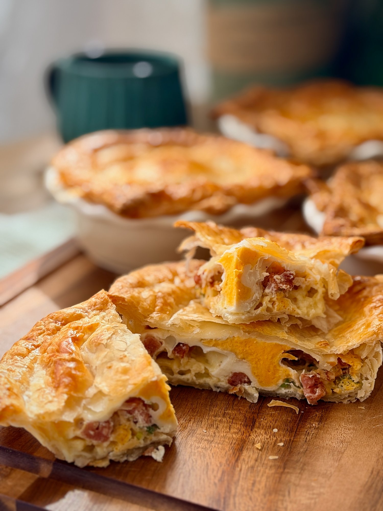 Mini Bacon & Egg Pies